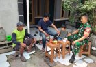 Babinsa Jatimukti Komsos Bersama Ketua RT, Perkuat Kemanunggalan TNI dan Rakyat